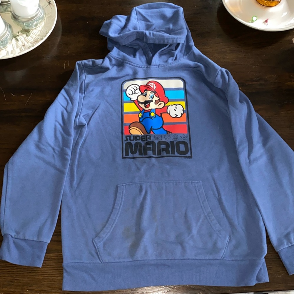 LIKE NEW Old Navy Mario Hoodie Sweatshirt